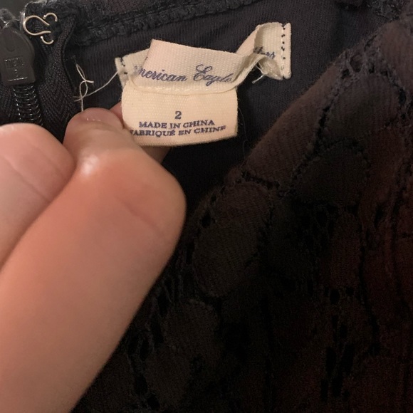 GREY MINI DRESS — American Eagle - Picture 3 of 3